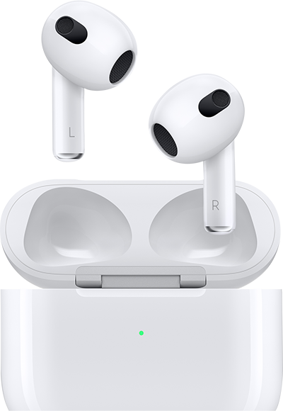 Apple AirPods (3rd generation) with MagSafe Charging Case - White  (Product view 1)