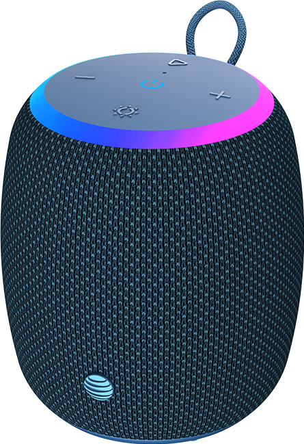 AT&T Essentials Portable Wireless 15W Small Bluetooth Speaker - Blue  (Product view 1)