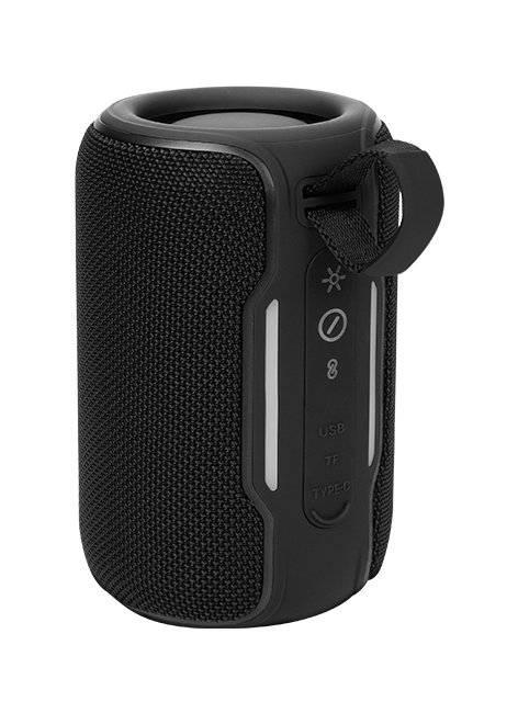 AT&T Essentials Portable Wireless Waterproof Bluetooth Speaker - Black  (Product view 4)