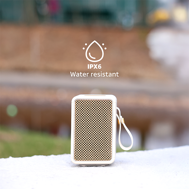 AT&T Essentials Retro 15W Bluetooth Speaker - Black  (Product view 5)