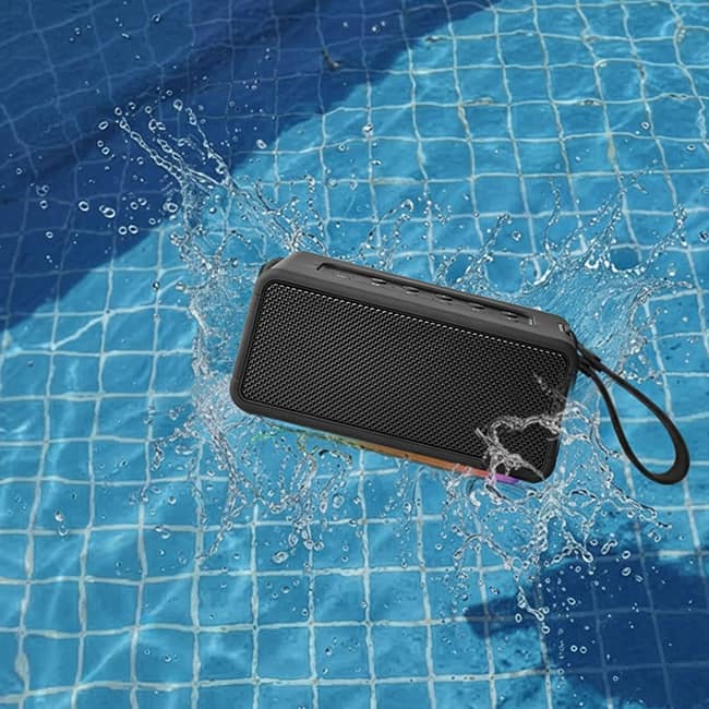 AT&T Essentials Retro 80W Bluetooth Speaker - Black  (Product view 3)