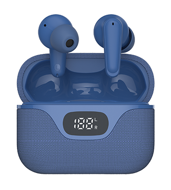AT&T Essentials True Wireless Ultra Earbuds - Blue  (Product view 2)