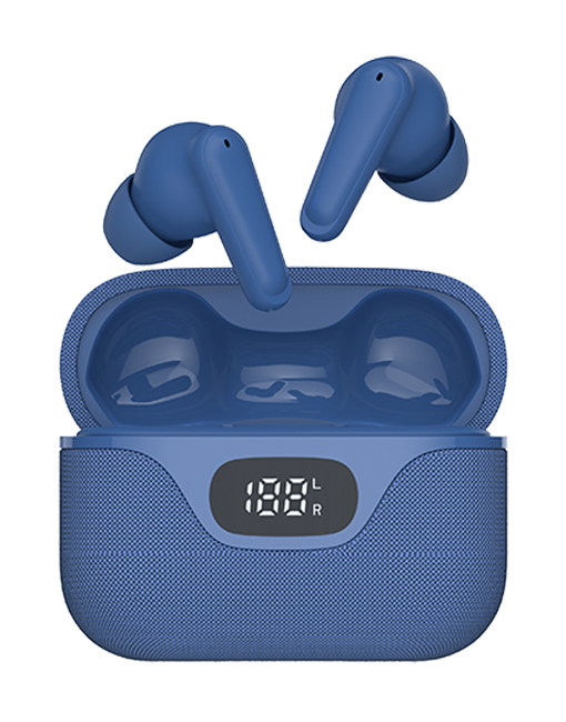 AT&T Essentials True Wireless Ultra Earbuds - Blue  (Product view 4)