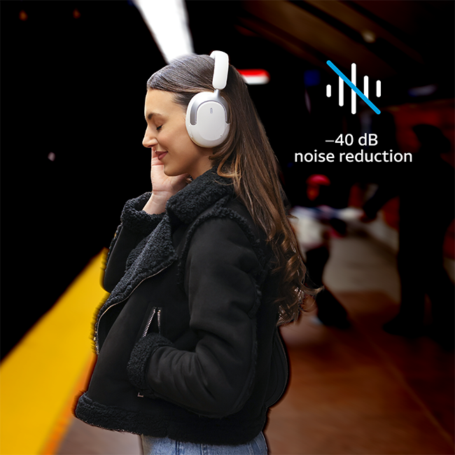 AT&T Essentials Wireless On-Ear Headphones - Black  (Product view 5)