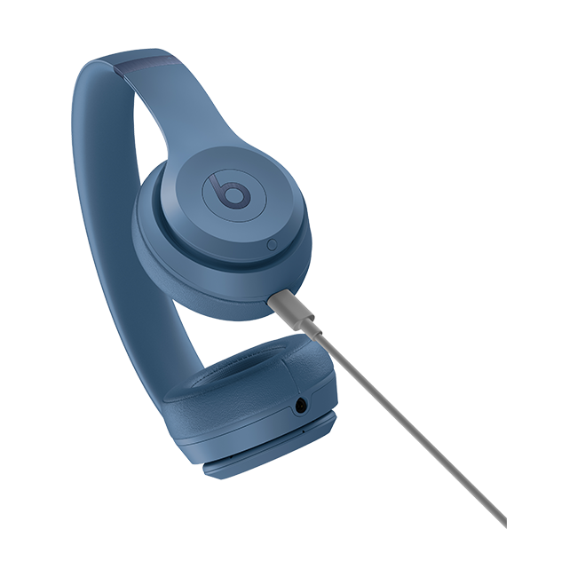 Beats Solo 4 Wireless Headphones - Blue  (Product view 5)