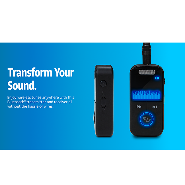 AT&T Essentials Bluetooth Transmitter and Receiver - Black  (Product view 3)