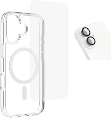 AT&T Essentials 3-in-1 Bundle with MagSafe Case, Screen Protector and Camera Protector - iPhone 17