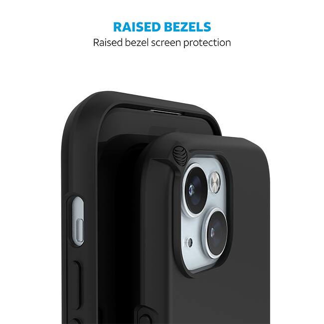 AT&T Essentials Edge Pro Case - iPhone 15/14/13 - Black  (Product view 2)
