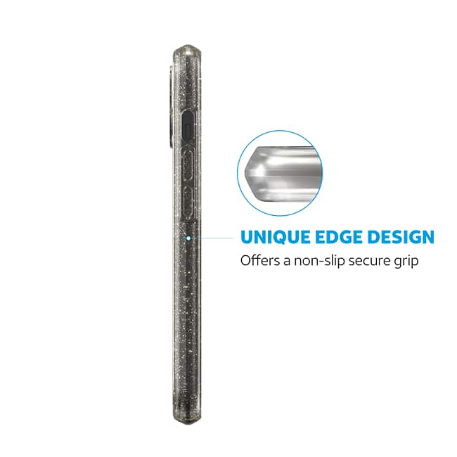 AT&T Essentials Edge Pro Case - iPhone 15/14/13 - Clear Glitter  (Product view 4)