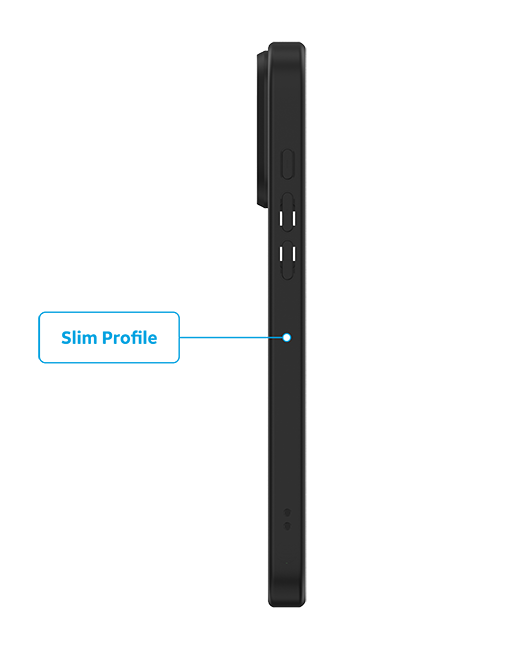 AT&T Essentials Magnetic Case - iPhone 16 Pro Max - Clear Frost/Black  (Product view 5)