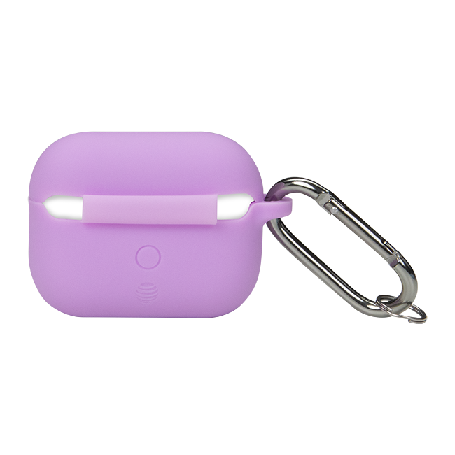 AT&T Essentials Silicone Airpod Pro Case - Purple  (Product view 2)
