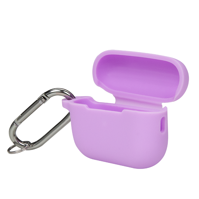 AT&T Essentials Silicone Airpod Pro Case - Purple  (Product view 4)