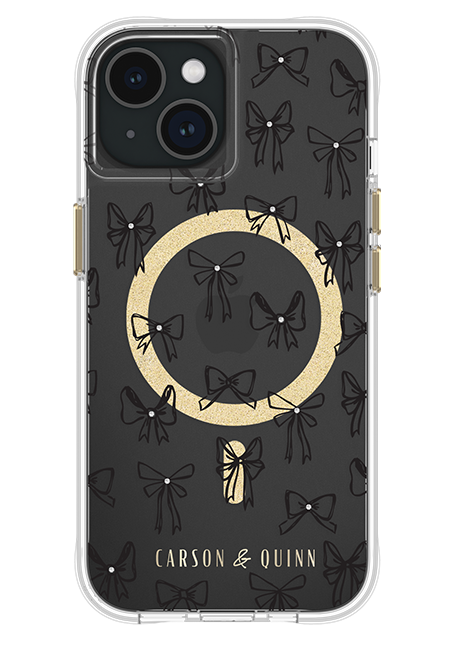 Carson & Quinn Bows Dress to Impress with MagSafe Case - iPhone 15/14/13 - Multi  (Product view 2)