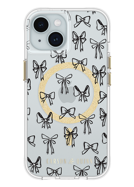 Carson & Quinn Bows Dress to Impress with MagSafe Case - iPhone 15/14/13 - Multi  (Product view 5)