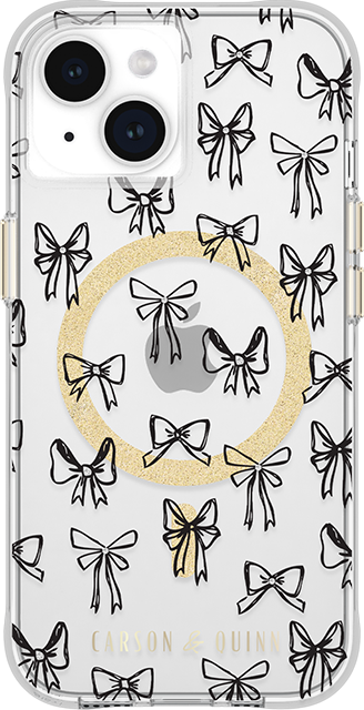 Carson & Quinn Bows Dress to Impress with MagSafe Case - iPhone 15/14/13 - Multi  (Product view 1)