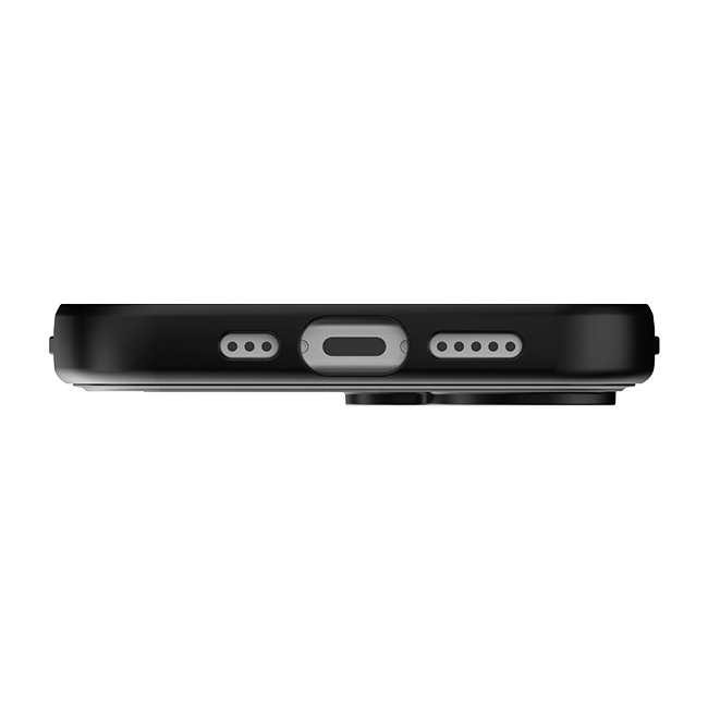 Carson & Quinn Wavy Glitter with MagSafe Case - iPhone 16 - Black  (Product view 8)