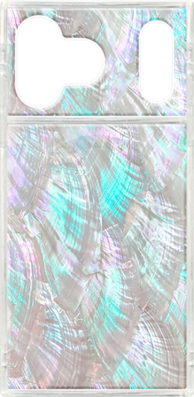 SQUARE Mother of Pearl White MagSafe Case - iPhone 17 Pro Max