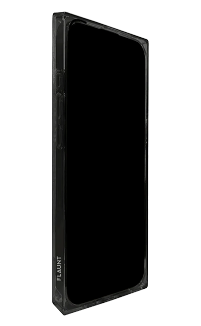 SQUARE Croc Faux Leather with MagSafe Case - iPhone 16 Pro Max - Black  (Product view 3)