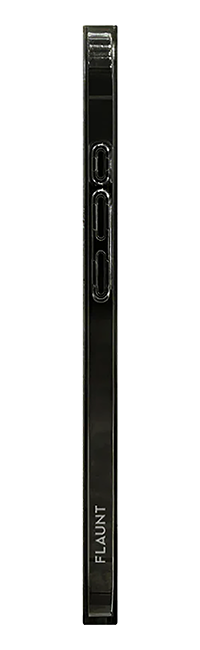 SQUARE Croc Faux Leather with MagSafe Case - iPhone 16 Pro - Black  (Product view 5)