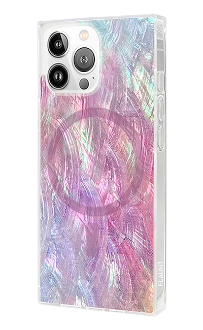 SQUARE Mother of Pearl with MagSafe Case - iPhone 16 Pro - Multi  (Product view 2)