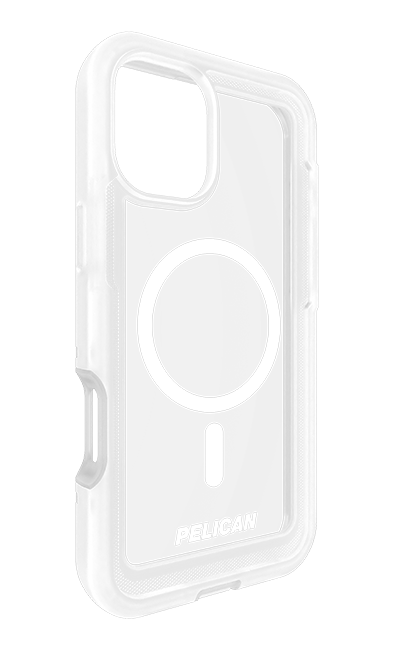 Pelican Voyager with MagSafe Case and Holster - iPhone 16 Plus - Clear  (Product view 3)