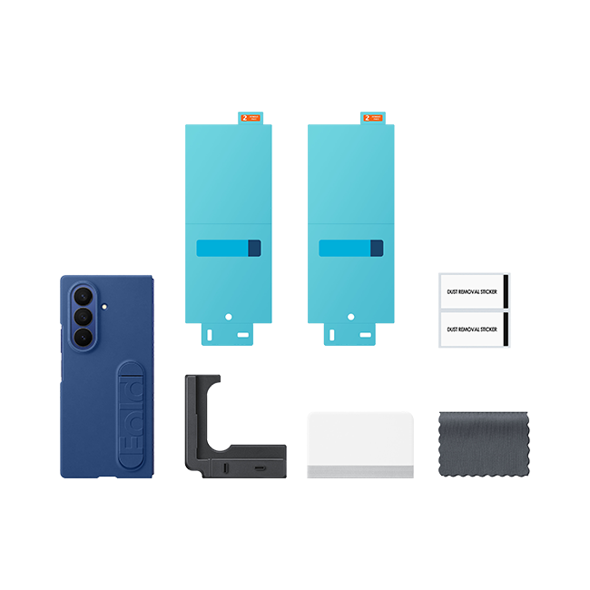 Samsung Silicone Case - Samsung Galaxy Z Fold7 - Blue  (Product view 6)