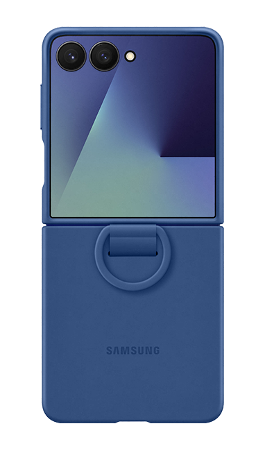 Samsung Silicone Ring Case - Samsung Galaxy Z Flip7 - Blue  (Product view 2)