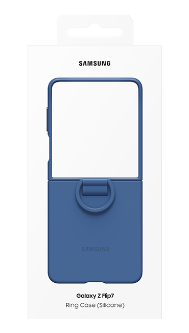 Samsung Silicone Ring Case - Samsung Galaxy Z Flip7 - Blue  (Product view 4)