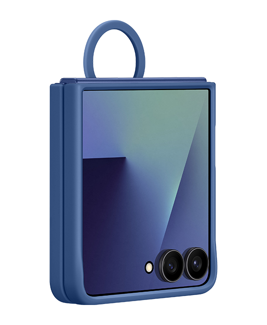 Samsung Silicone Ring Case - Samsung Galaxy Z Flip7 - Blue  (Product view 6)