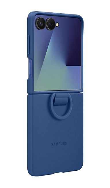 Samsung Silicone Ring Case - Samsung Galaxy Z Flip7 - Blue  (Product view 7)