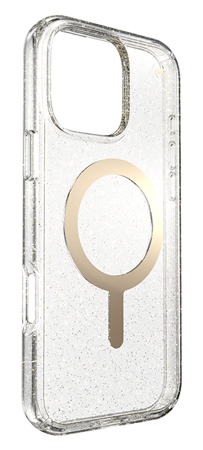 Speck Presidio Lux with Gold MagSafe Case - iPhone 16 Pro Max - Glitter  (Product view 3)