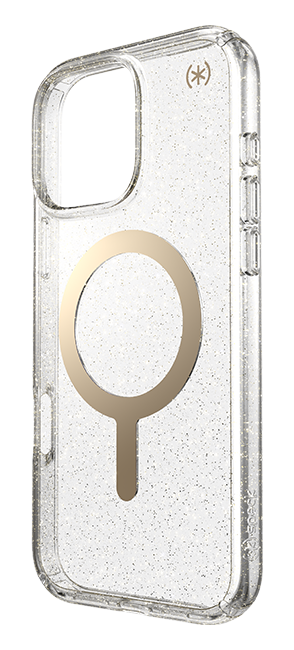 Speck Presidio Lux with Gold MagSafe Case - iPhone 16 Pro Max - Glitter  (Product view 5)