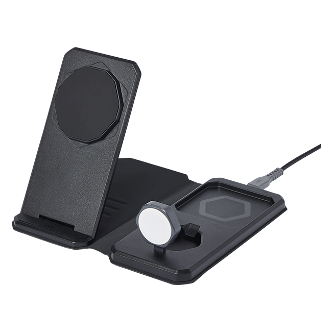 UAG 3-in-1 Travel/Desktop Wireless Charger + Case - Black  (Product view 5)