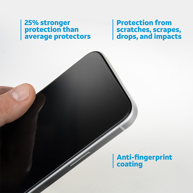 AT&T Essentials Tempered Glass 3 Pack Screen Protectors - iPhone 14 Pro - Clear  (Product view 8)
