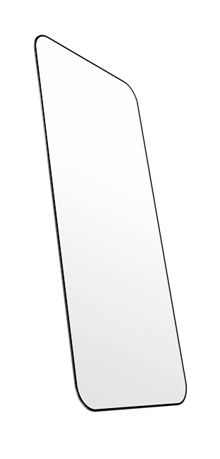 BodyGuardz Pure 3 Tempered Glass Screen Protector - iPhone 16 Pro - Clear  (Product view 2)