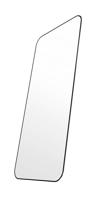 BodyGuardz Pure 3 Tempered Glass Screen Protector - iPhone 16 Pro - Clear  (Product view 3)