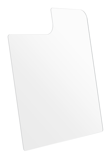 BodyGuardz Pure3 Tempered Glass Screen Protector - Samsung Galaxy Z Flip7 - Clear  (Product view 2)