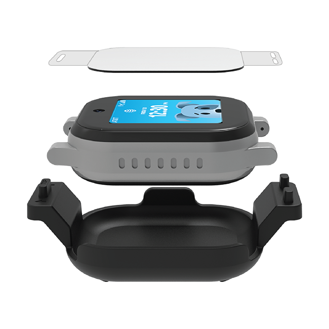 DuraGlass Glass Screen Protector - AT&T amiGO Jr. Watch - Clear  (Product view 4)
