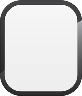 Zagg Anti-Microbial Fusion Screen Protector - Apple Watch Series 10 (42mm) - Clear  (Product view 1)