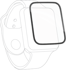 Fusion+ Synthetic Glass Screen Protector Anti-Bacterial - Apple Watch Series 4/5/6/SE (40 mm)