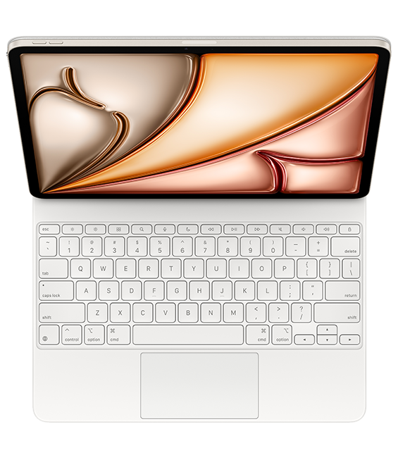Apple Magic Keyboard for iPad Air 11-inch (M3) 2025 - White  (Product view 2)