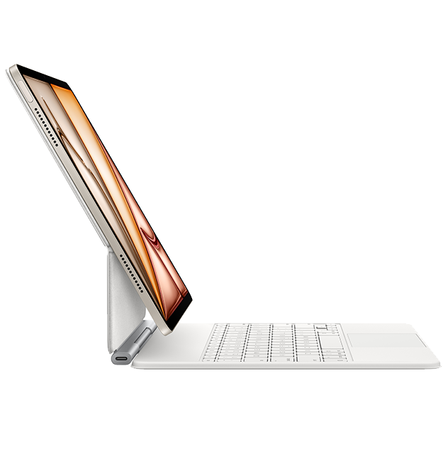 Apple Magic Keyboard for iPad Air 11-inch (M3) 2025 - White  (Product view 4)