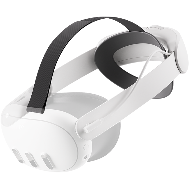 Meta Quest 3 Elite Strap with Battery - Gray  (Product view 6)