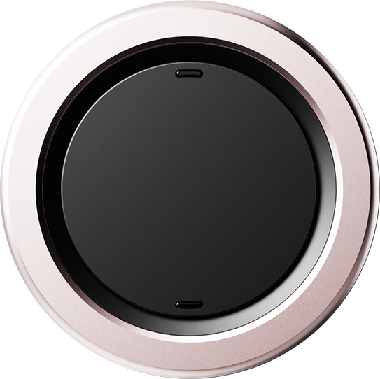 ohsnap Snap4 Luxe Magnetic Grip with Wireless Charging Pass Thru - Dusty Rose Gold  (Product view 1)