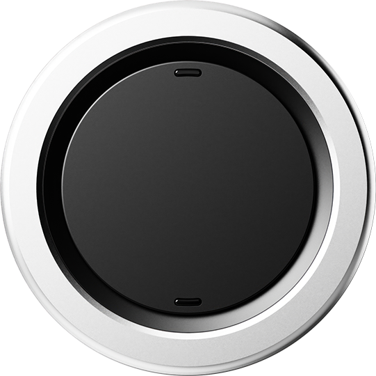 ohsnap Snap4 Luxe Magnetic Grip with Wireless Charging Pass Thru - Titanium Silver  (Product view 1)