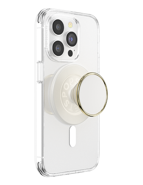 PopSockets PopGrip for MagSafe - White Coconut Creme  (Product view 2)
