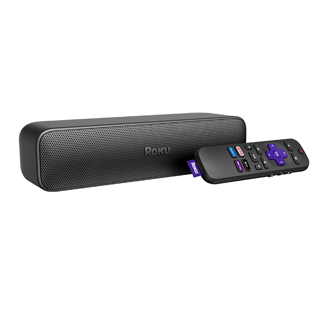 Roku 4K Streaming Soundbar - Black  (Product view 2)