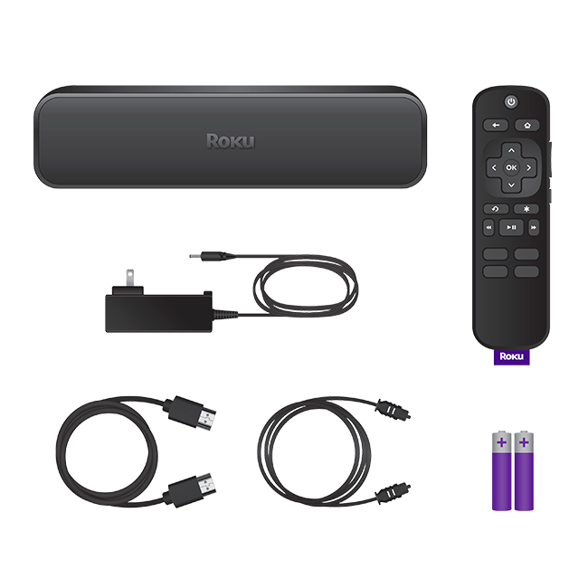 Roku 4K Streaming Soundbar - Black  (Product view 6)
