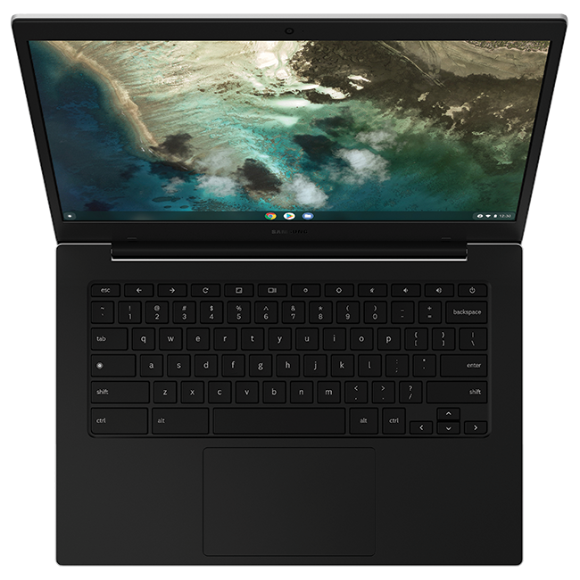 Samsung Galaxy Chromebook Go - Silver  (Product view 2)