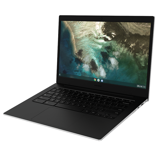 Samsung Galaxy Chromebook Go - Silver  (Product view 4)